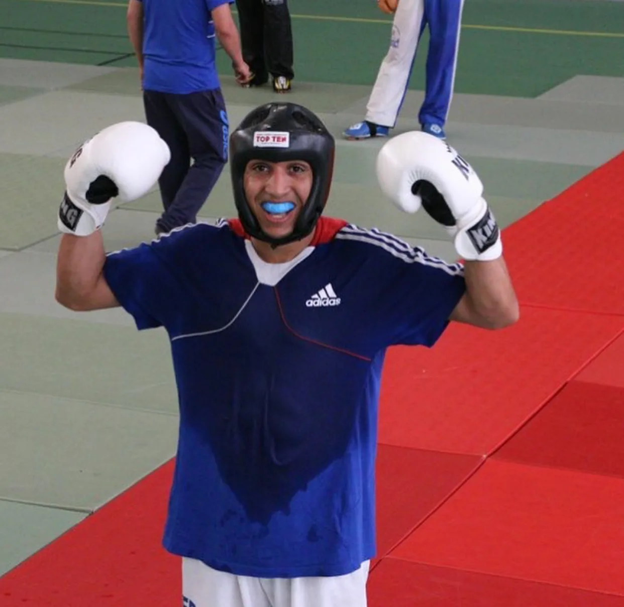 photo de Nacer lors de sa participation au championnat du monde